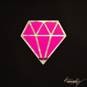 Peinture, Street Diamond - Rose Fluo, Le Diamantaire