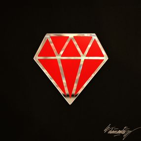 Pittura, Street Diamond - Rouge, Le Diamantaire