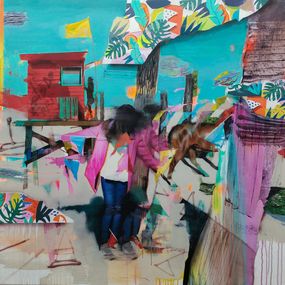 Painting, No Flag, José Luis Ceña