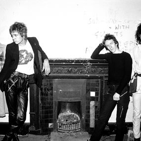 The Clash, Rehearsal studio, Camden, London 1978, Sheila Rock