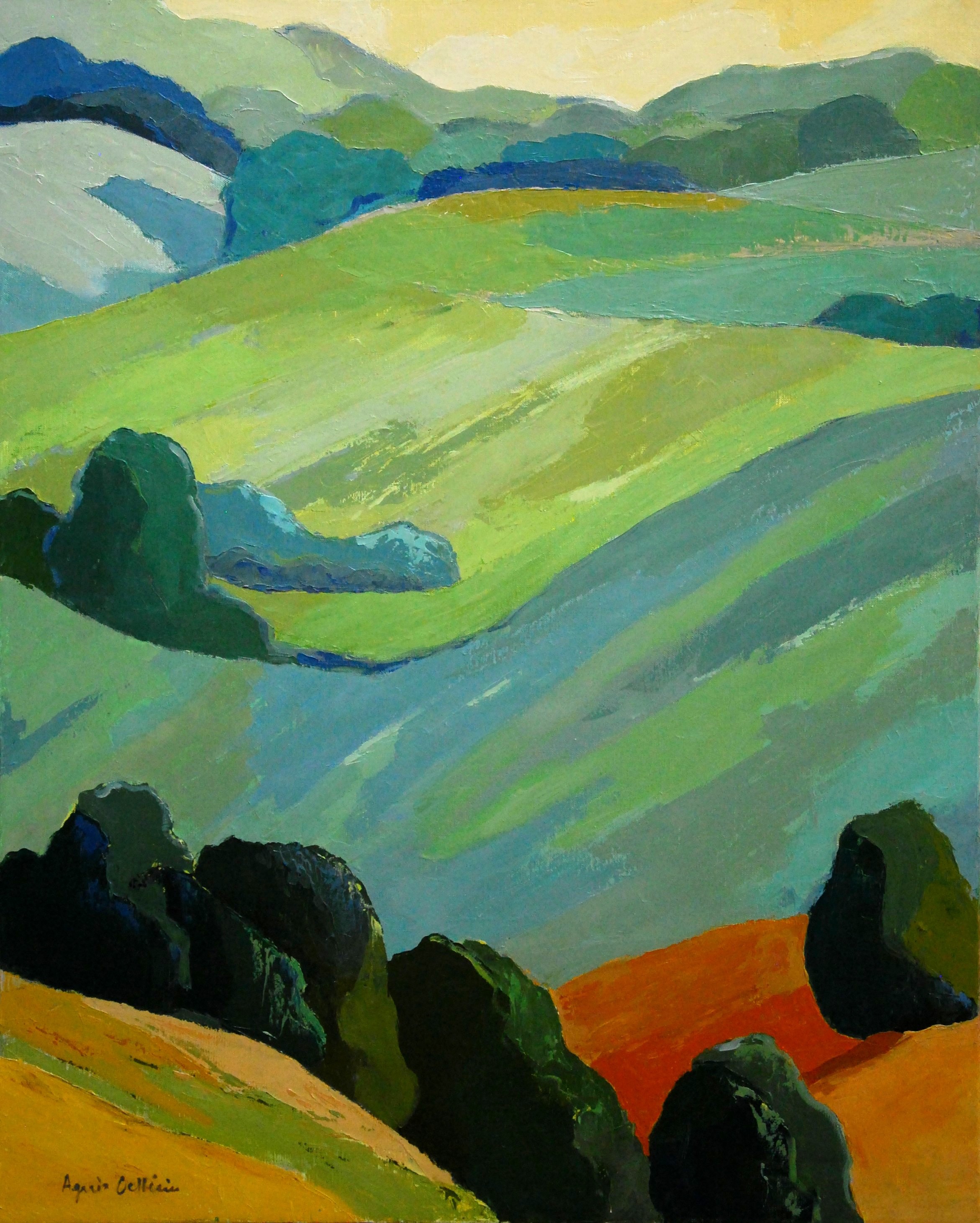 Agnès Cellérier, Colline bleue Agnès Cellérier, Colline bleue