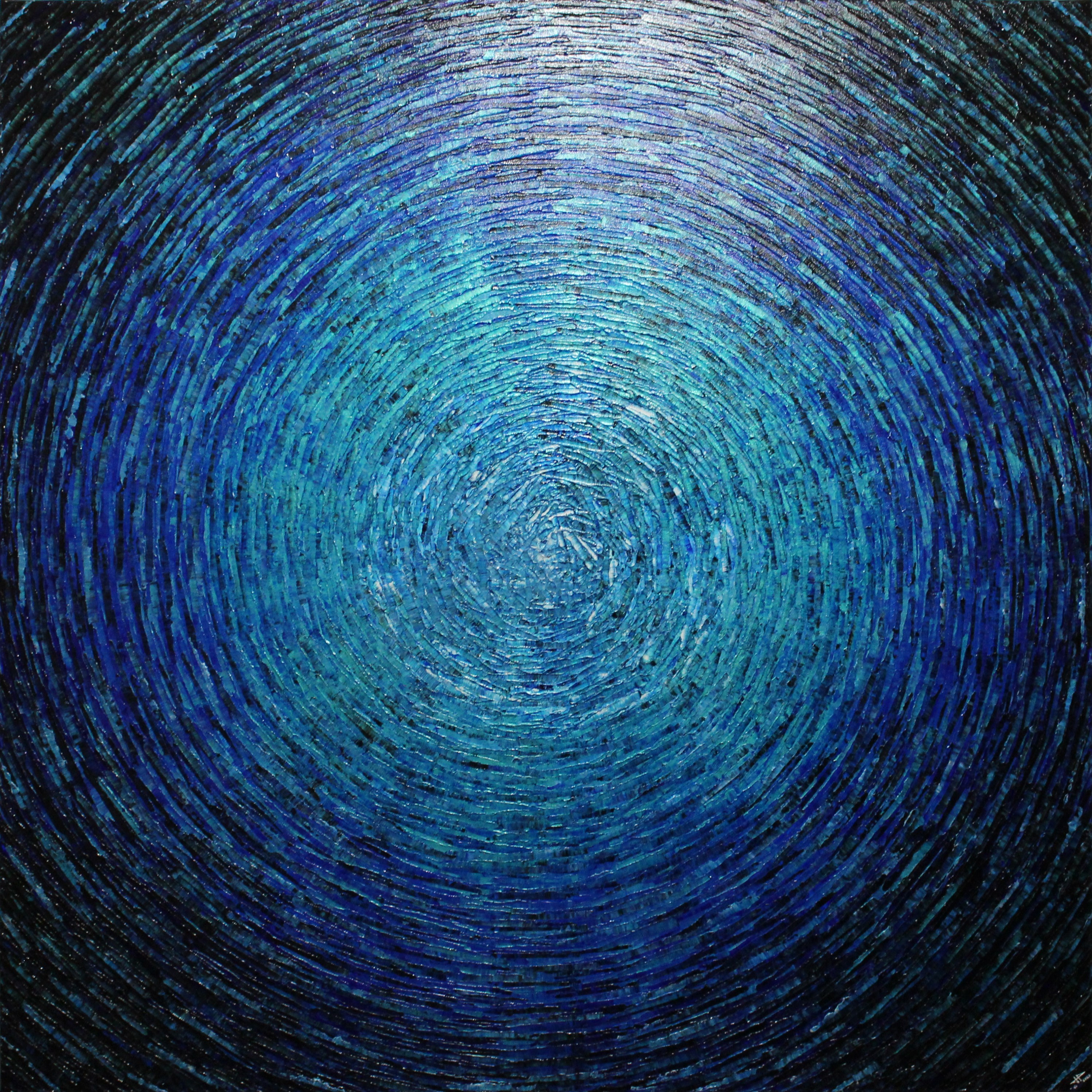 Jonathan Pradillon, Vaste éclat bleu iridescent Jonathan Pradillon, Vaste éclat bleu iridescent
