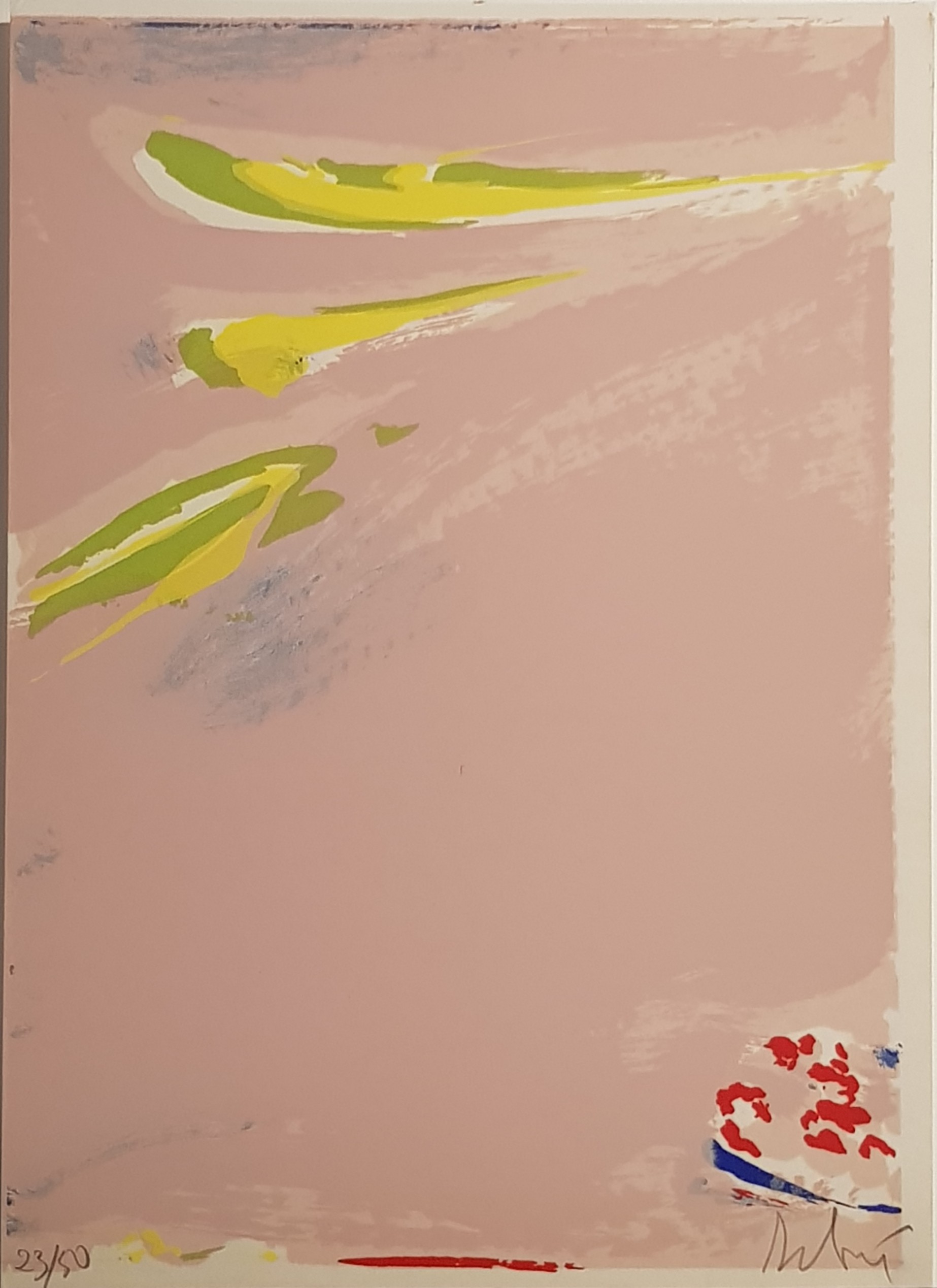 Olivier Debré, Lithographie originale de Debré Olivier Debré, Lithographie originale de Debré