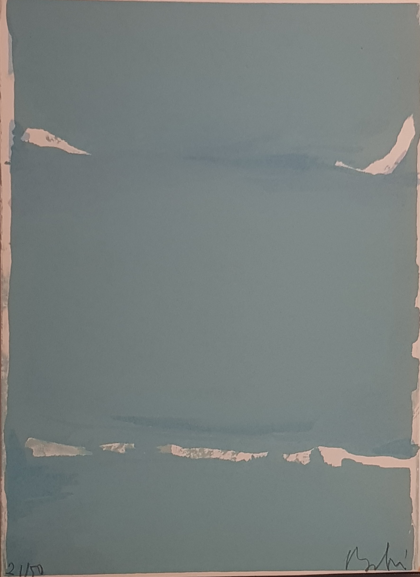 Olivier Debré, Lithographie originale de Debré Olivier Debré, Lithographie originale de Debré