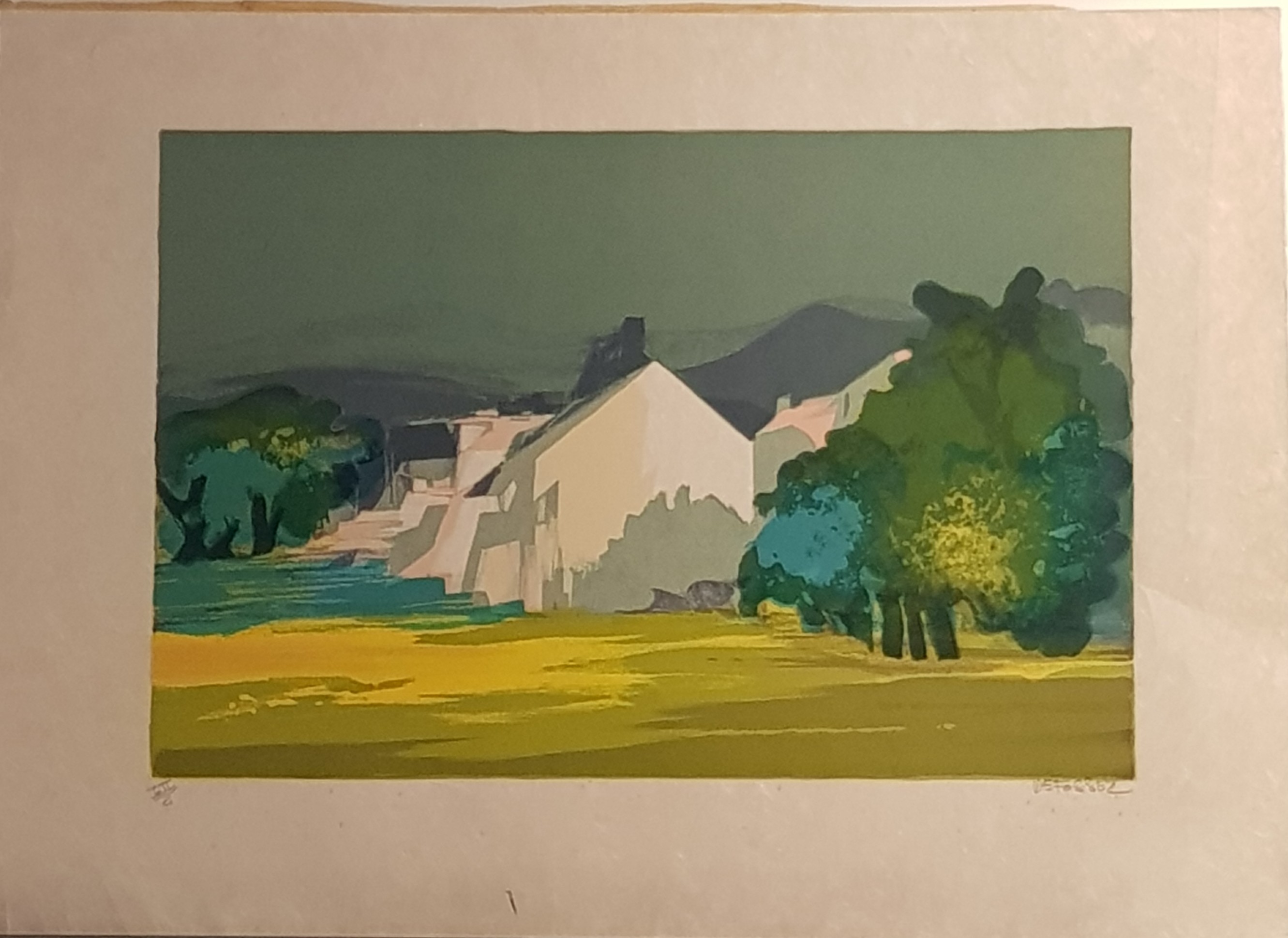 Alfred Defossez, Lithographie originale de Defossez Alfred Defossez, Lithographie originale de Defossez
