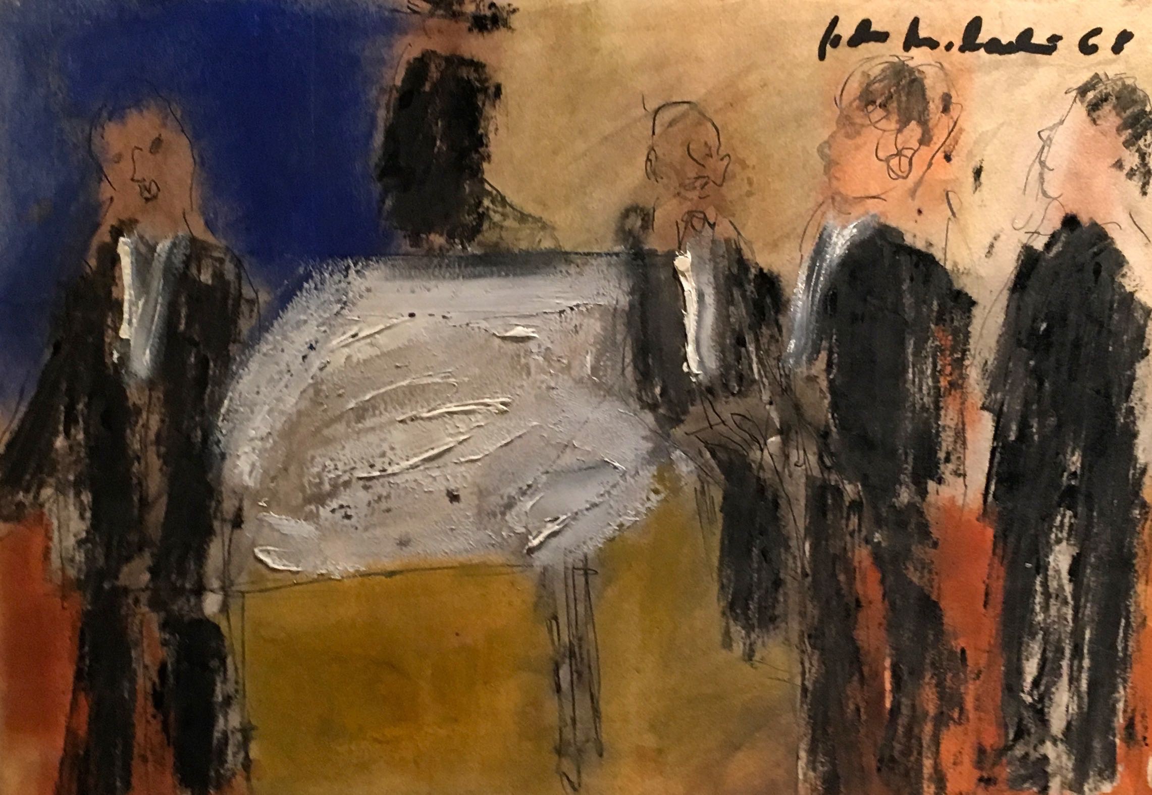 Jochen Michaelis, Night in Paris Nuit 1968 Maîtres d'hôtel Jochen Michaelis, Night in Paris Nuit 1968 Maîtres d'hôtel