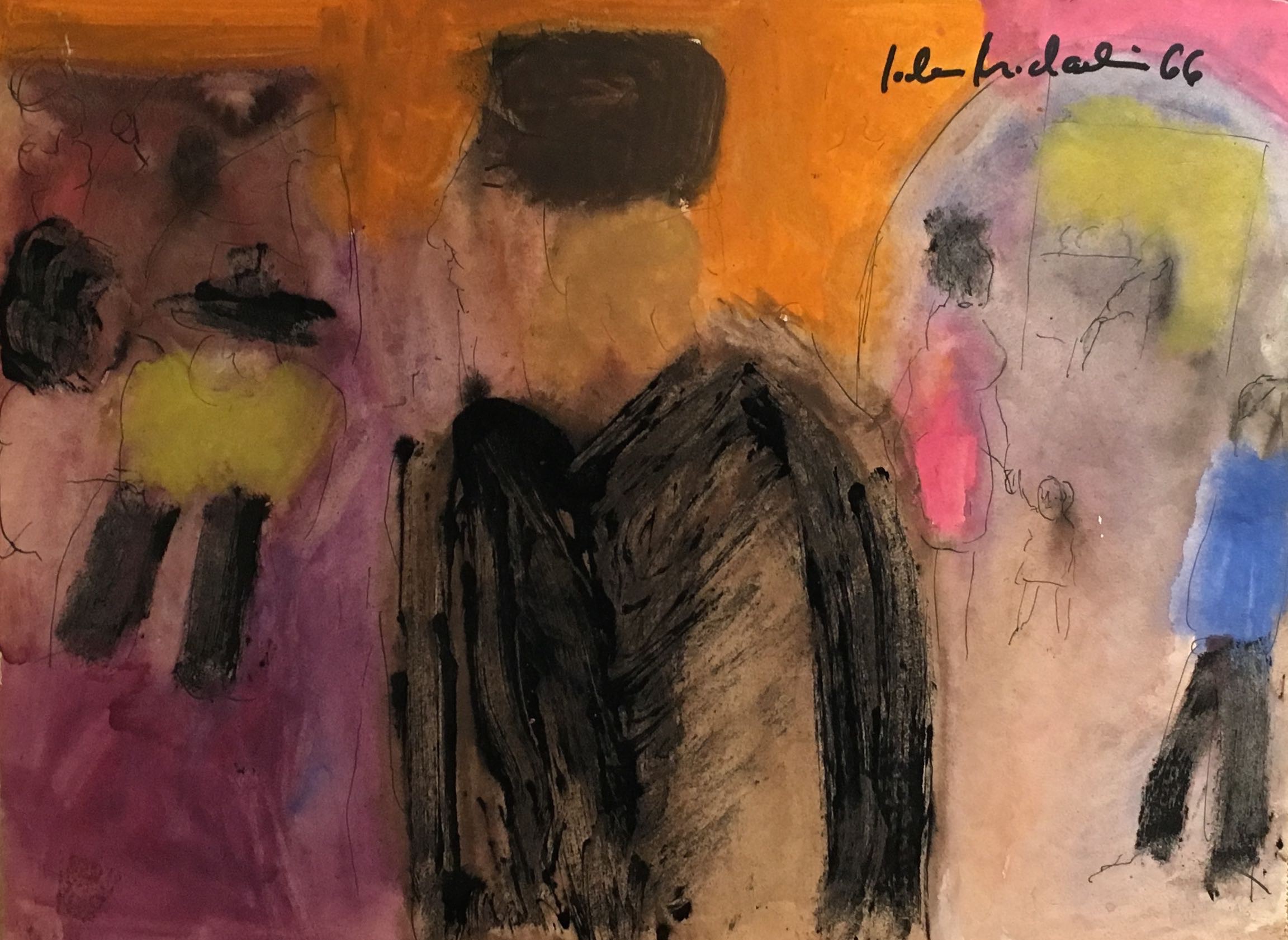 Jochen Michaelis, Paris nuit Mère Enfant 1966 Mother Child Paris Night Jochen Michaelis, Paris nuit Mère Enfant 1966 Mother Child Paris Night