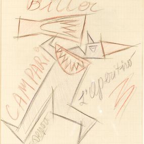 Zeichnungen, Bitter Campari - l'aperitivo, Fortunato Depero