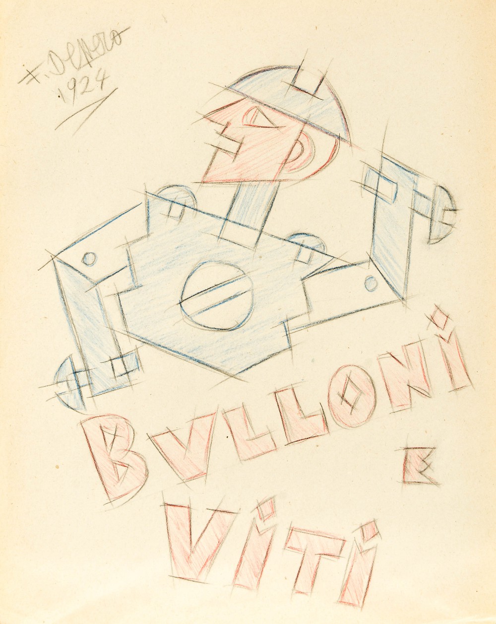 Fortunato Depero, Bulloni e viti Fortunato Depero, Bulloni e viti