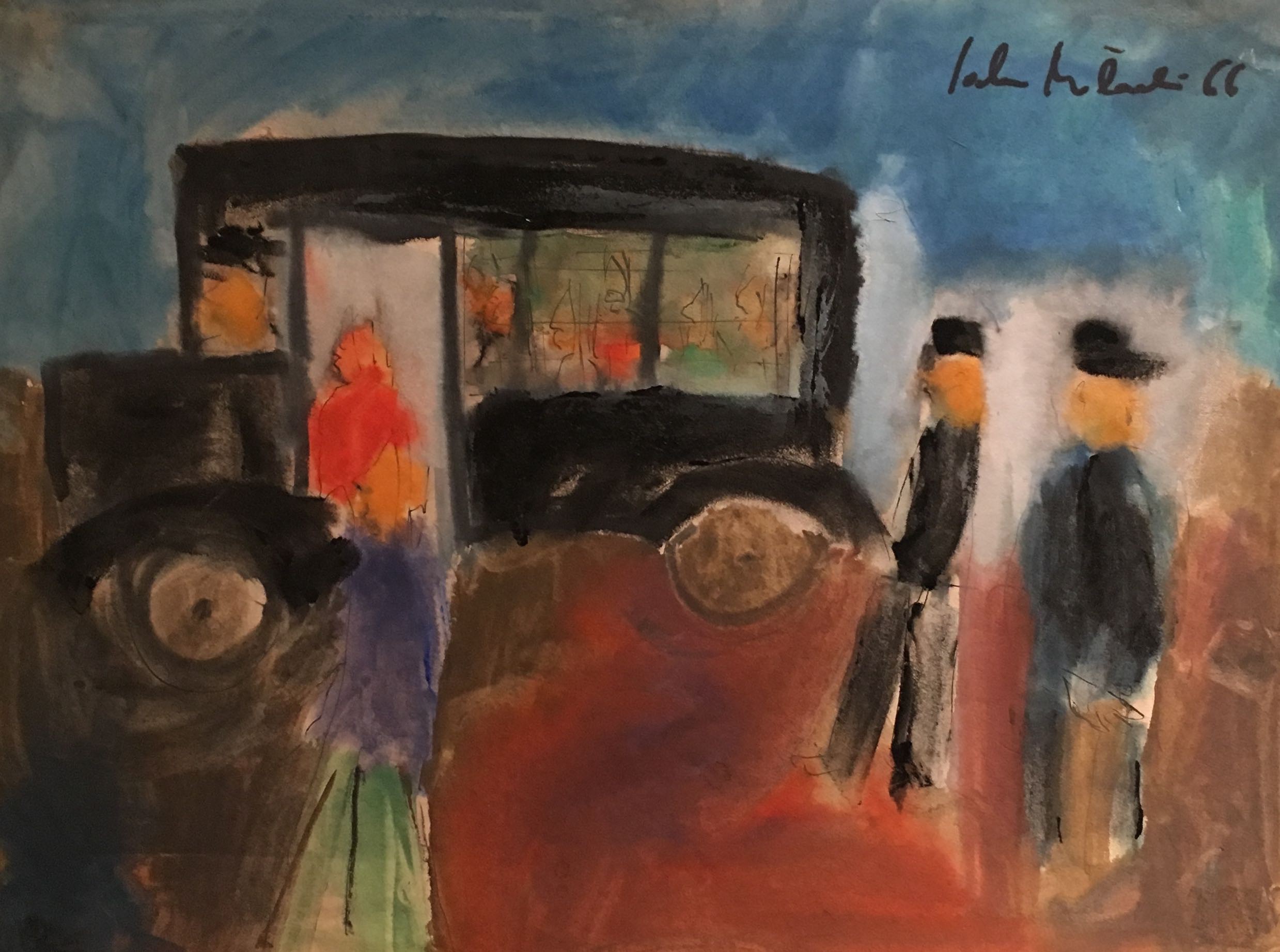 Jochen Michaelis, Night in Paris Nuit 1966 Minibus Jochen Michaelis, Night in Paris Nuit 1966 Minibus