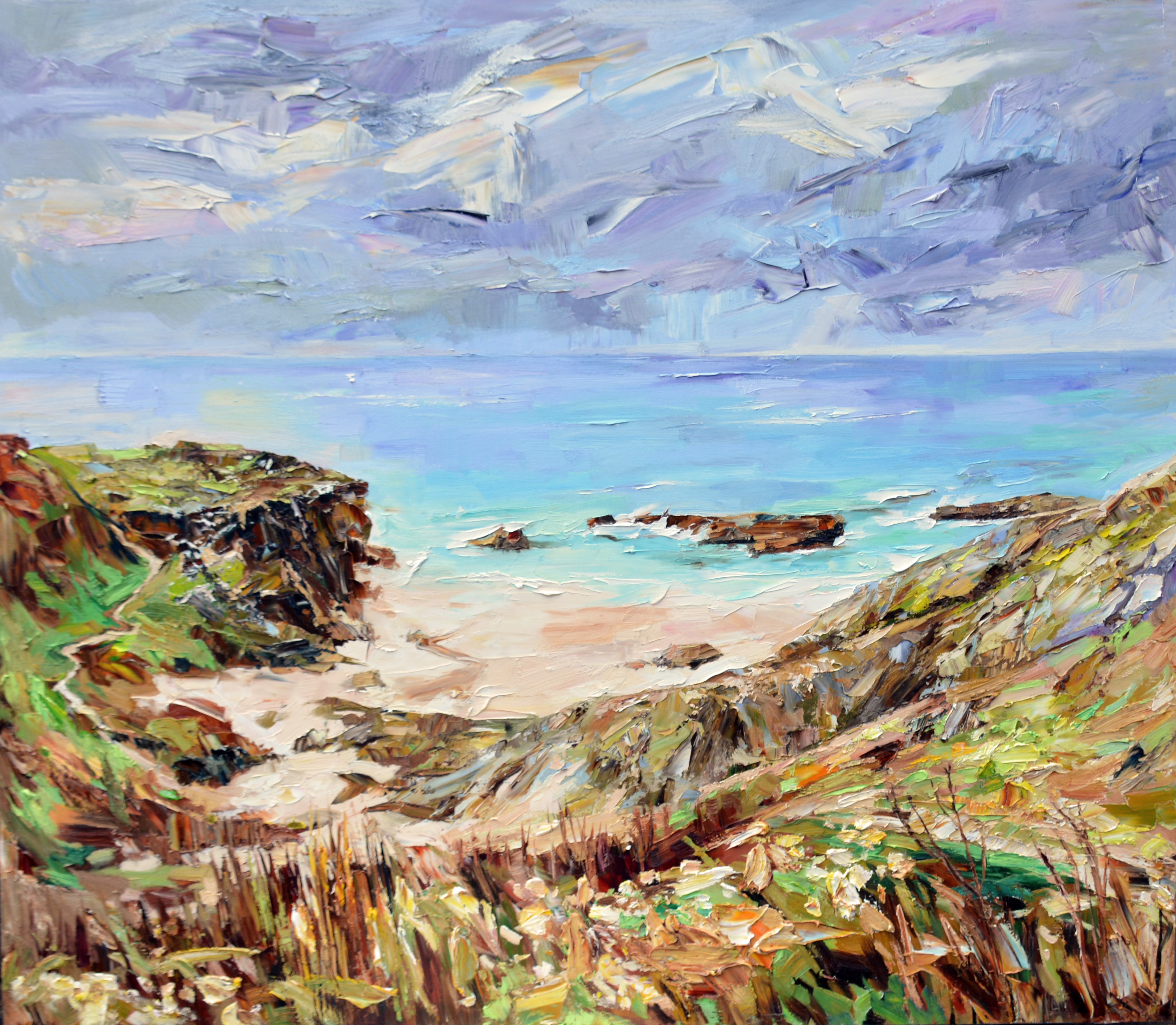 Olga Novokhatska, Petite crique en Bretagne Olga Novokhatska, Petite crique en Bretagne
