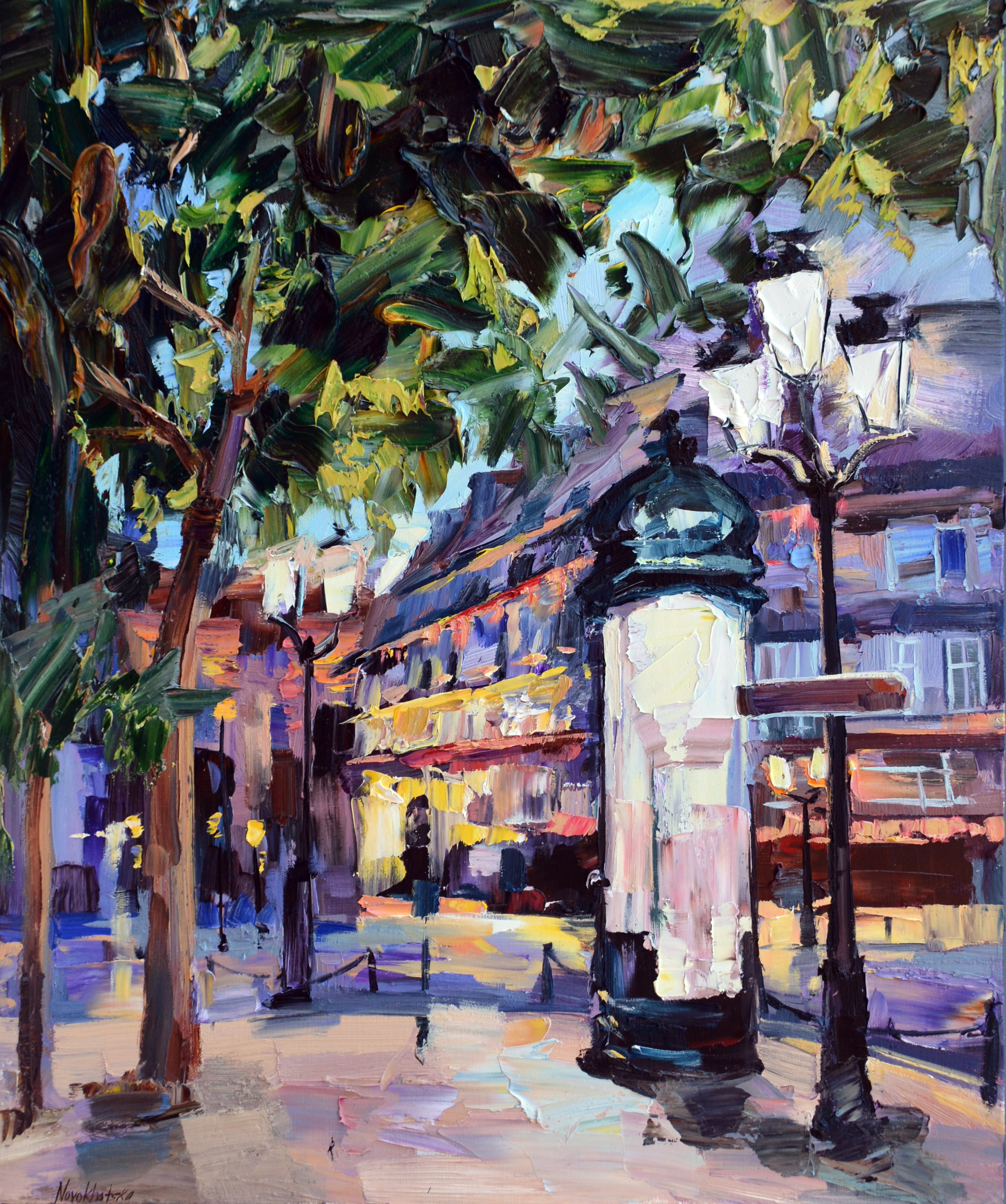 Olga Novokhatska, Place de la Comédie Française le soir III Olga Novokhatska, Place de la Comédie Française le soir III