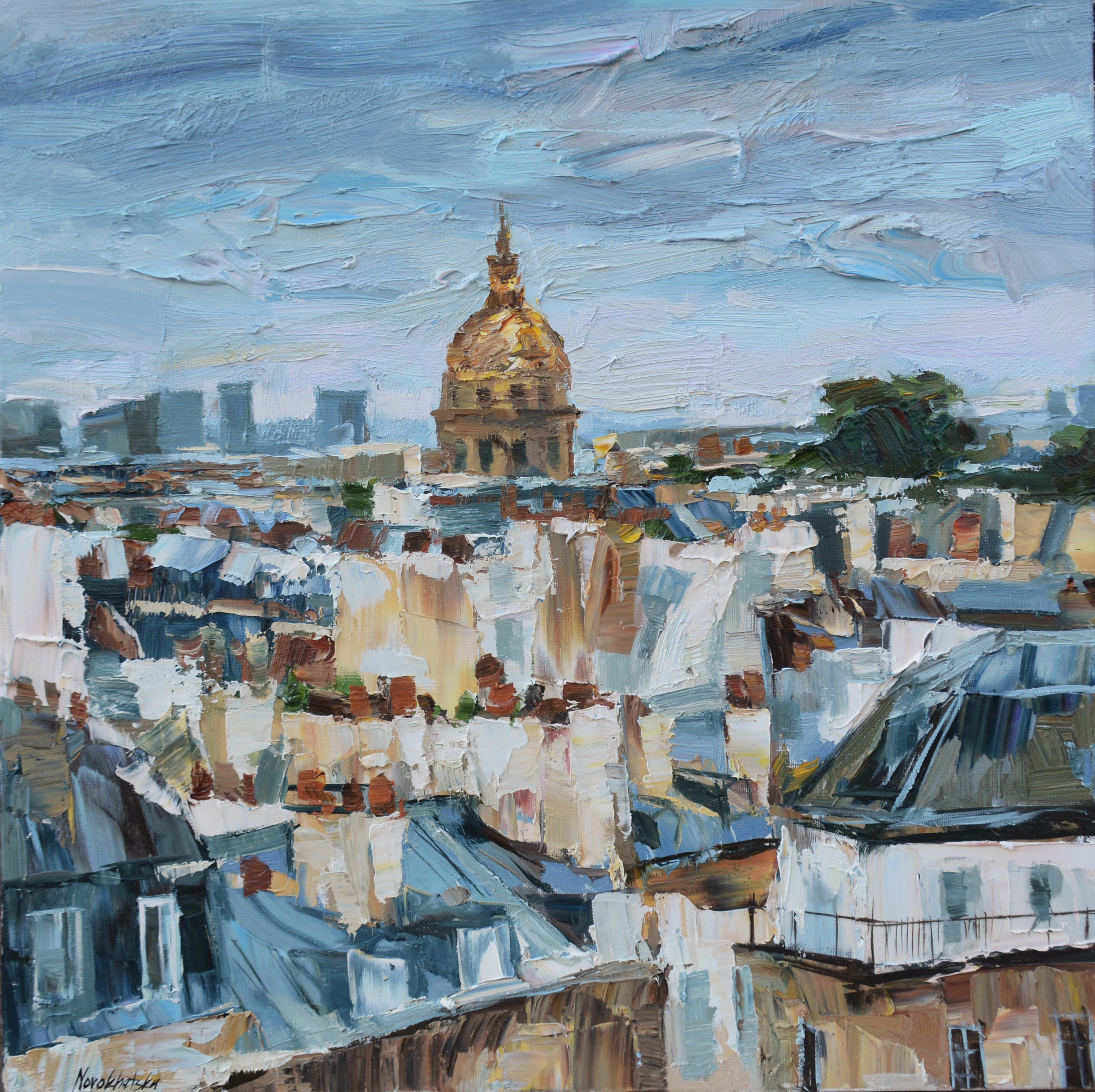Olga Novokhatska, Vue sur les toits Olga Novokhatska, Vue sur les toits