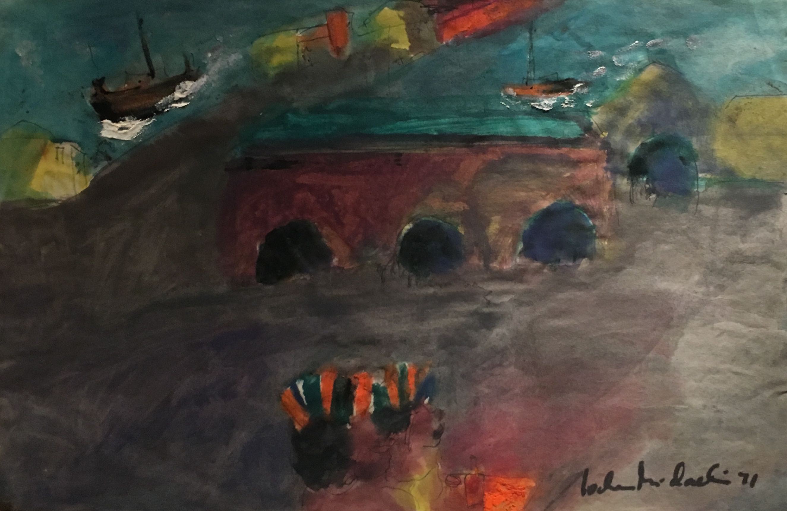 Jochen Michaelis, 1971 Paris Nuit Quais de Seine Paris Night On Seine banks Jochen Michaelis, 1971 Paris Nuit Quais de Seine Paris Night On Seine banks