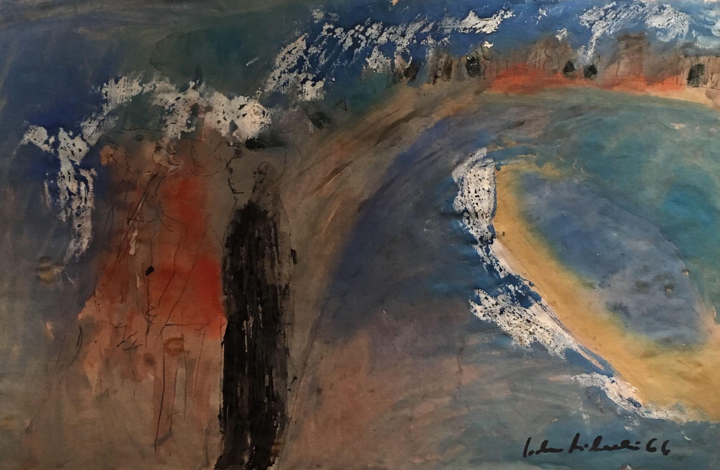 Michaelis,　Monte-Carlo　Painting　1966　Jochen　by　Plage　Beach　1966　▷　Artsper