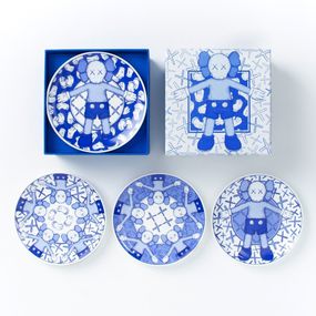 Sculpture, HOLIDAY Limited Ceramic Plate Set Of 4, Kaws