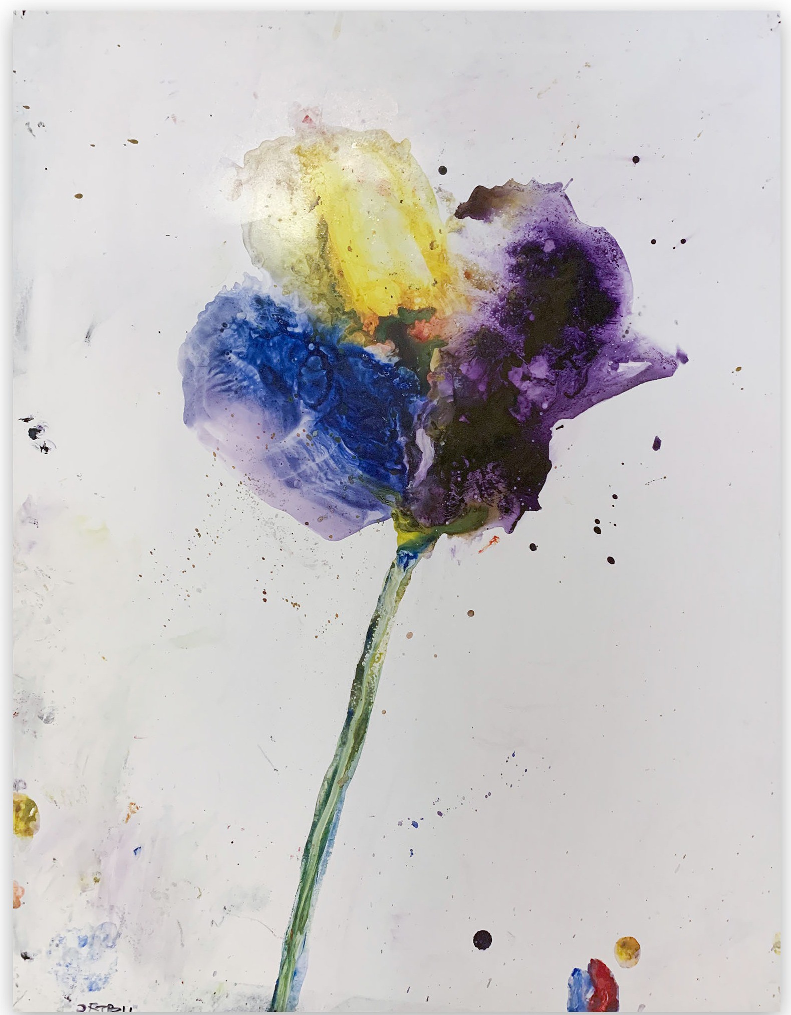 Robert Baribeau, Stem #28 (Abstract Painting) Robert Baribeau, Stem #28 (Abstract Painting)