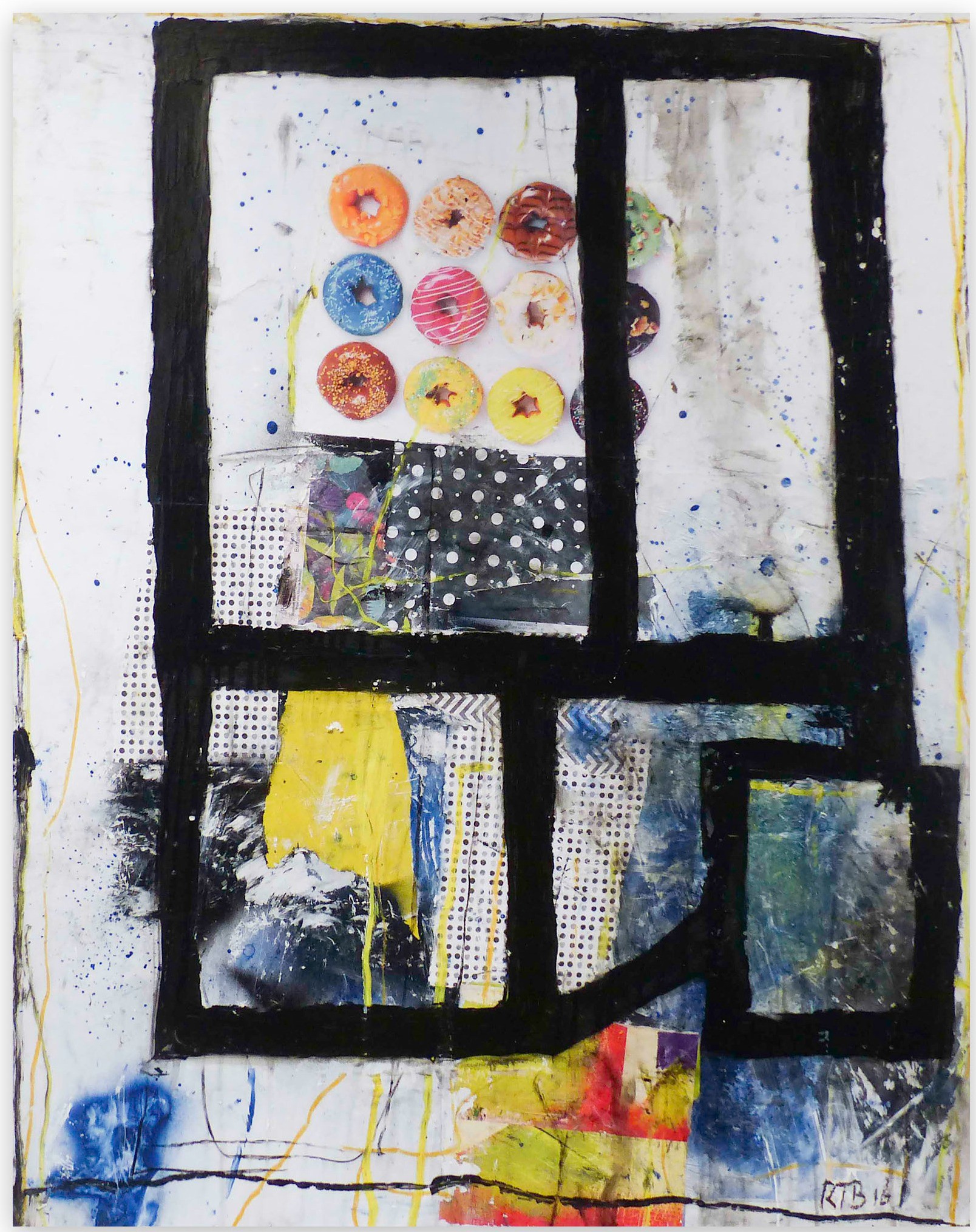 Robert Baribeau, Color Trac #27 (Abstract Painting) Robert Baribeau, Color Trac #27 (Abstract Painting)