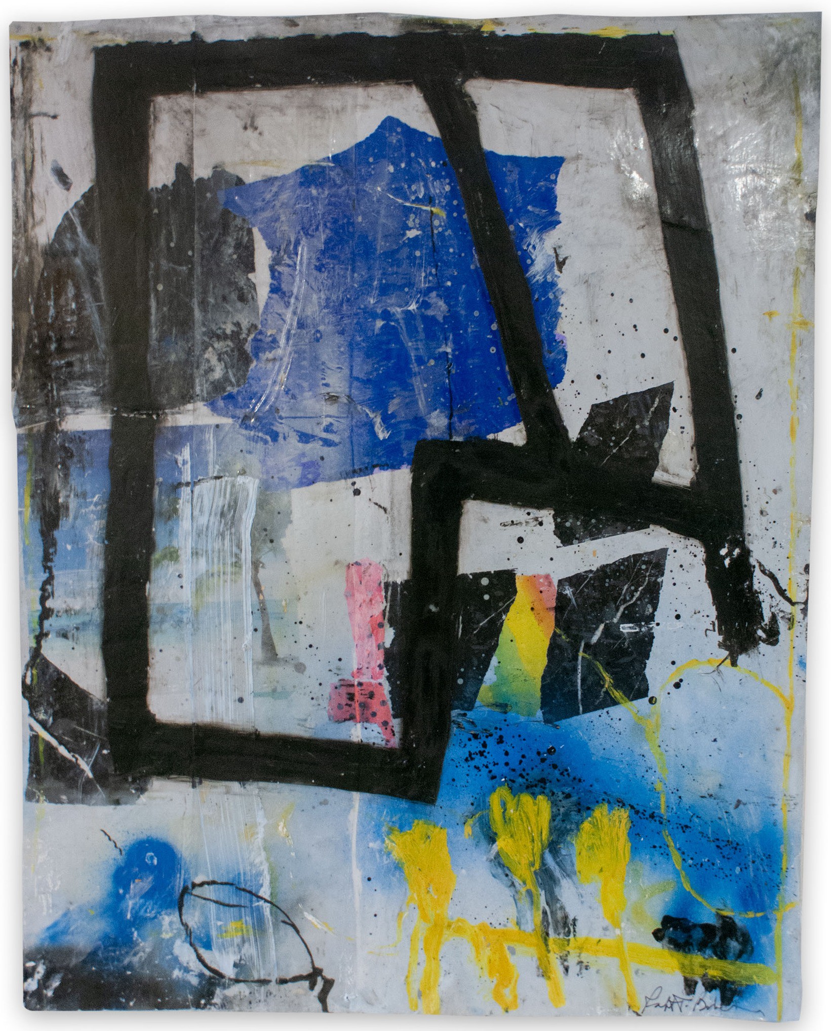 Robert Baribeau, Color Trac #5 (Abstract Painting) Robert Baribeau, Color Trac #5 (Abstract Painting)