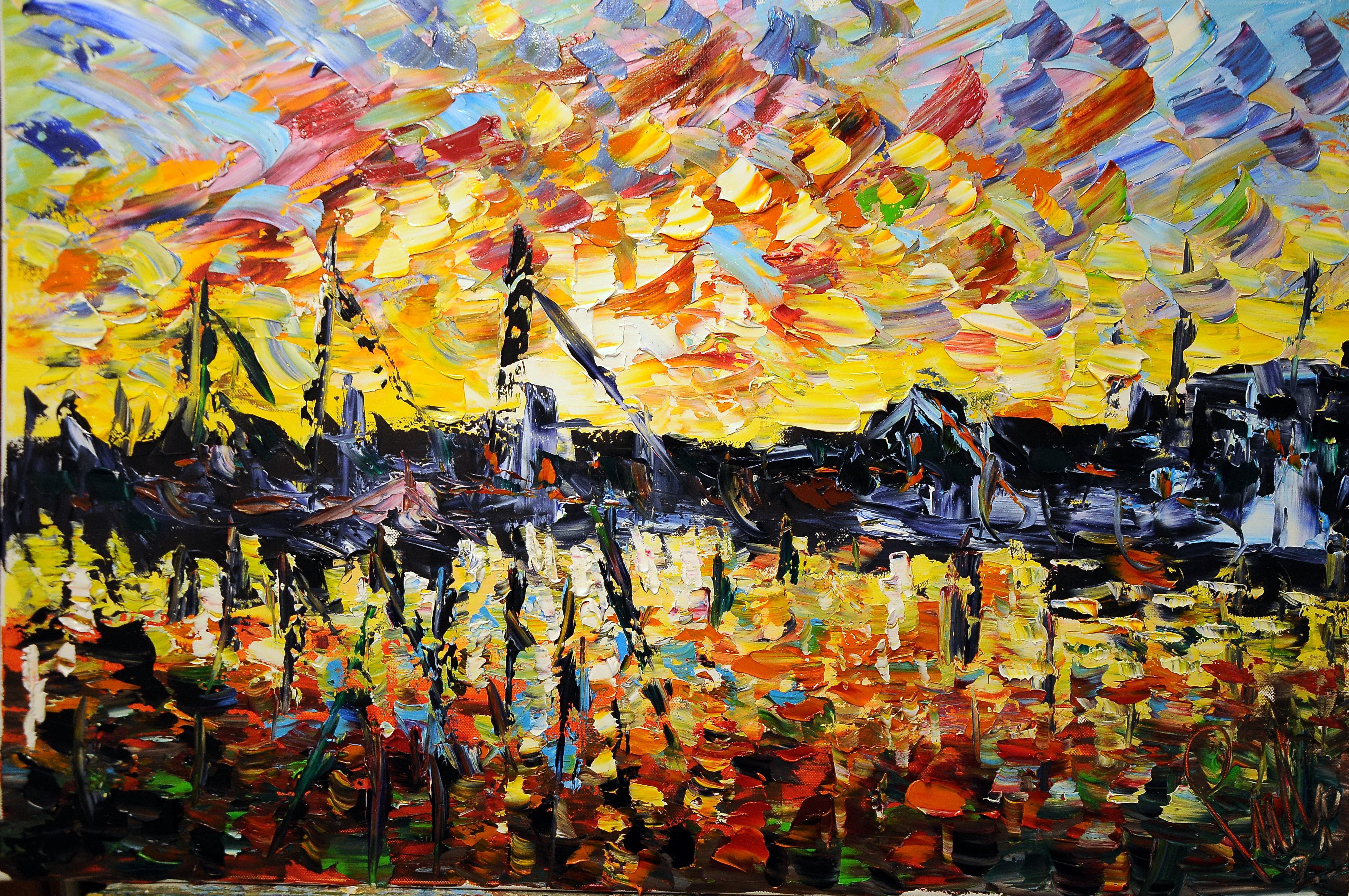 Antonino Puliafico, Tramonto e pesca Antonino Puliafico, Tramonto e pesca