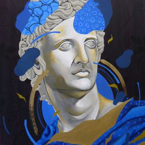 Gemälde, Apollon, Smoka