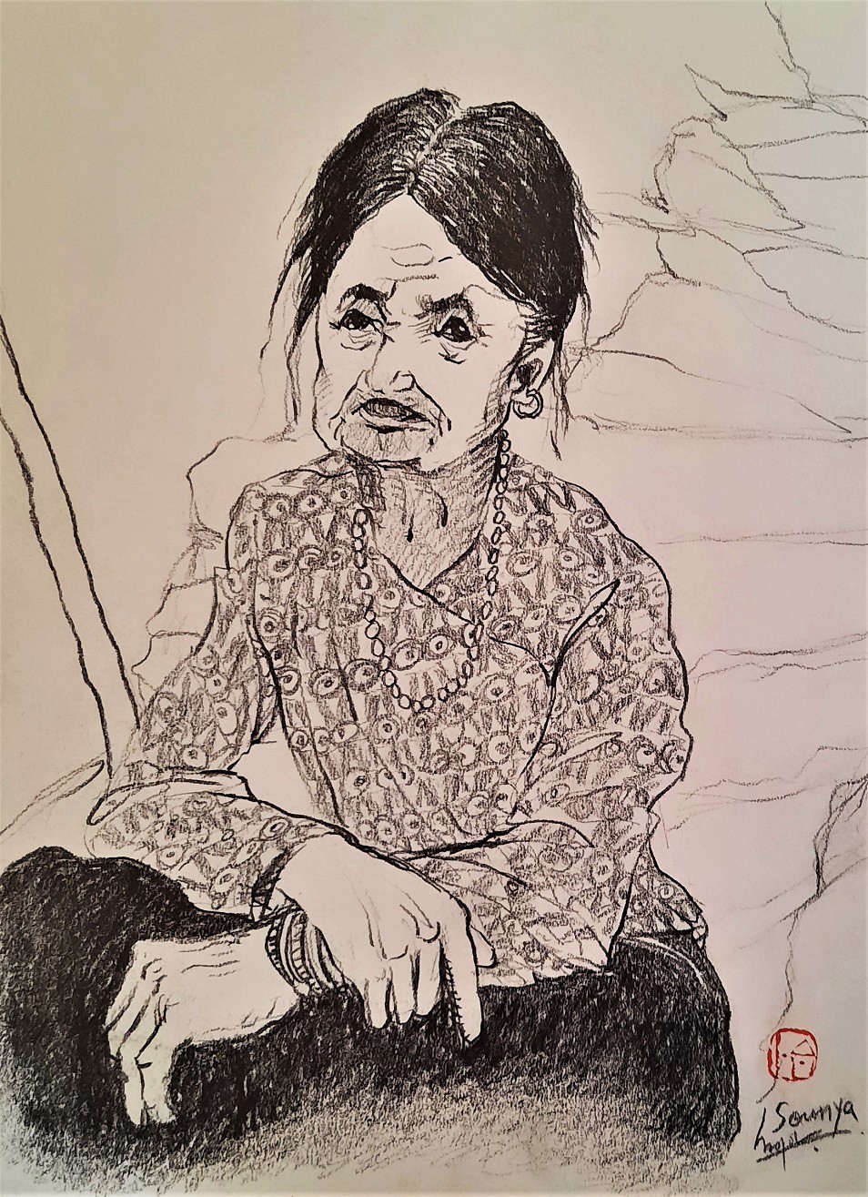 Sounya Whang, Femme indienne Sounya Whang, Femme indienne