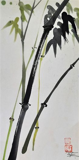 Painting, Bambou, Sounya Whang
