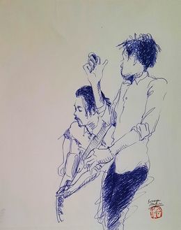 Fine Art Drawings, Musiciens, Sounya Whang