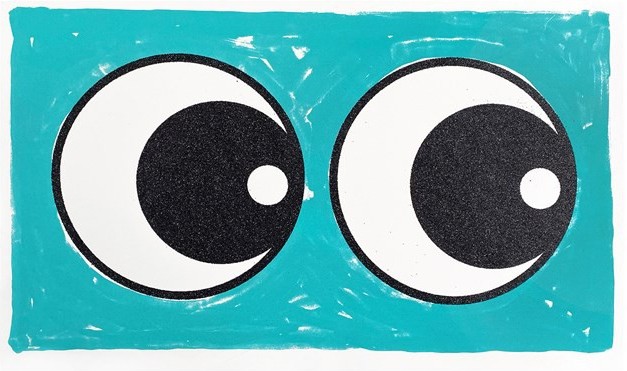 Adam Bridgland, Making Eyes Across The Room (Turquoise Glitter) Adam Bridgland, Making Eyes Across The Room (Turquoise Glitter)