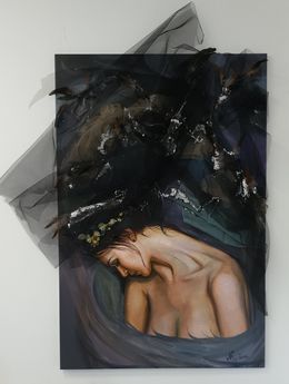 Peinture, The voice of the skin (series Angels), Natalia Byrdina