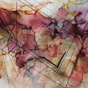 Painting, The plan of the deceased house (series Dead City), Natalia Byrdina