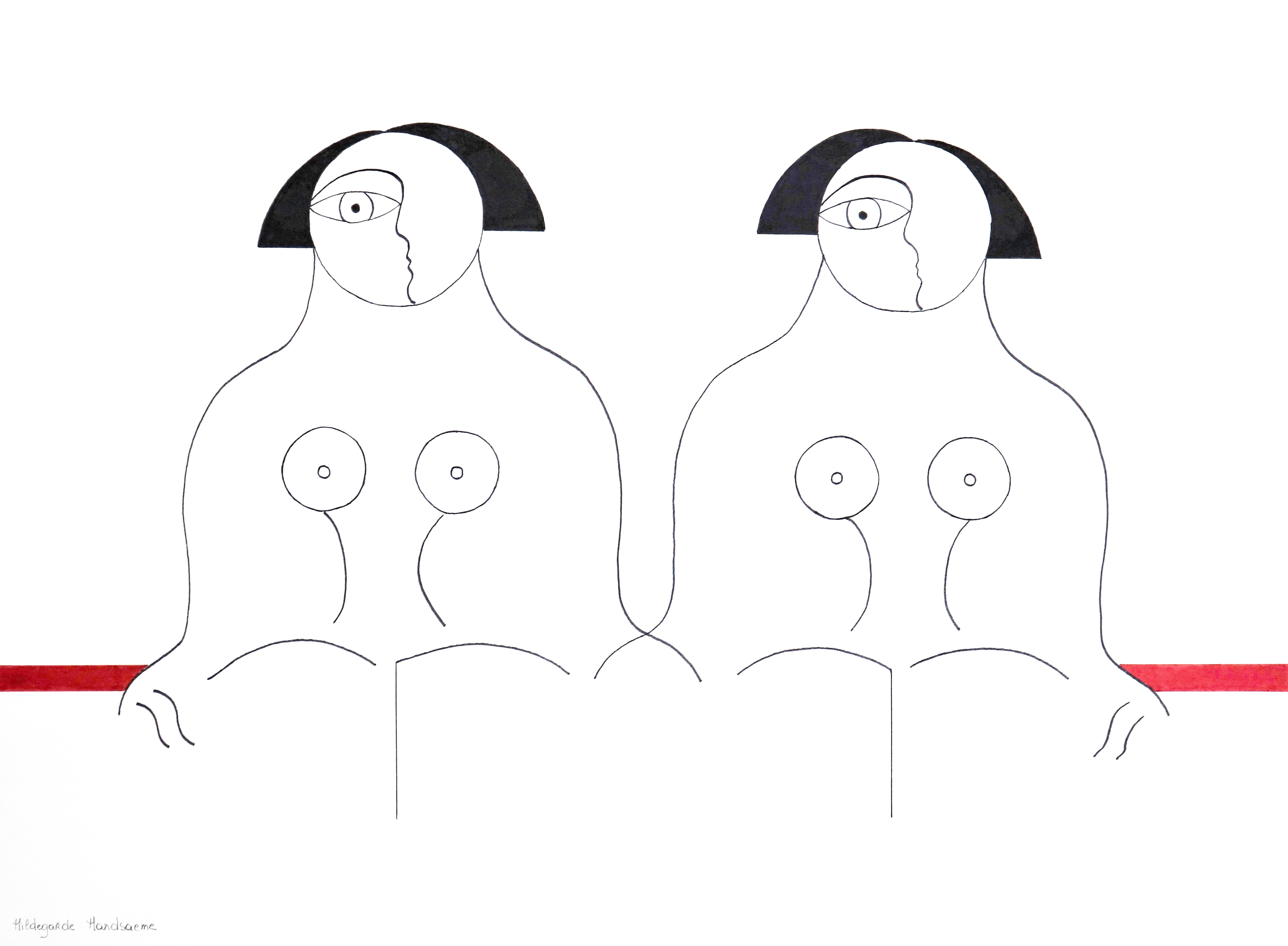 Hildegarde Handsaeme, Twins Hildegarde Handsaeme, Twins