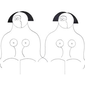 Dessin, Twins, Hildegarde Handsaeme