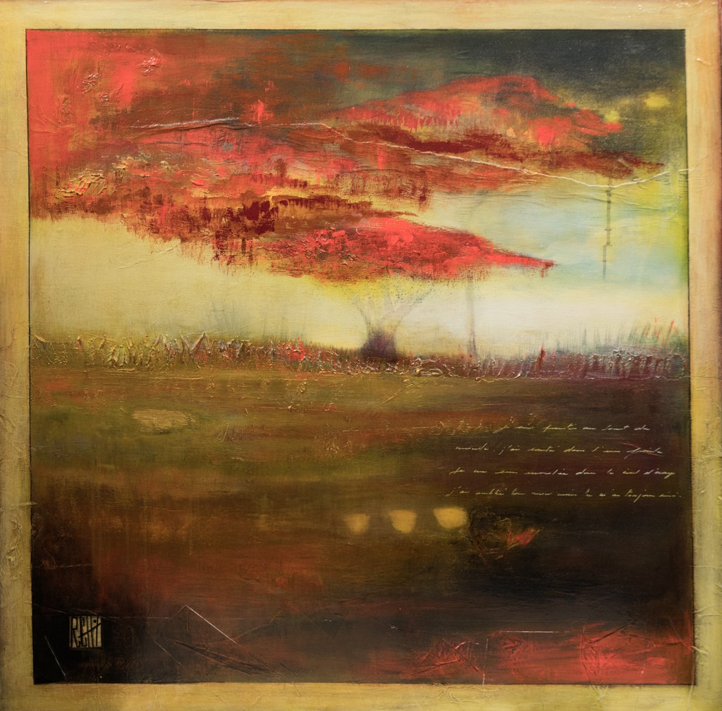 Ly-Rose, Paysage rouge - Série Arbres Ly-Rose, Paysage rouge - Série Arbres