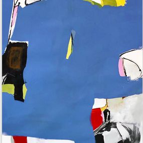 Gemälde, Bluets #1 (Abstract Painting), Irene Nelson
