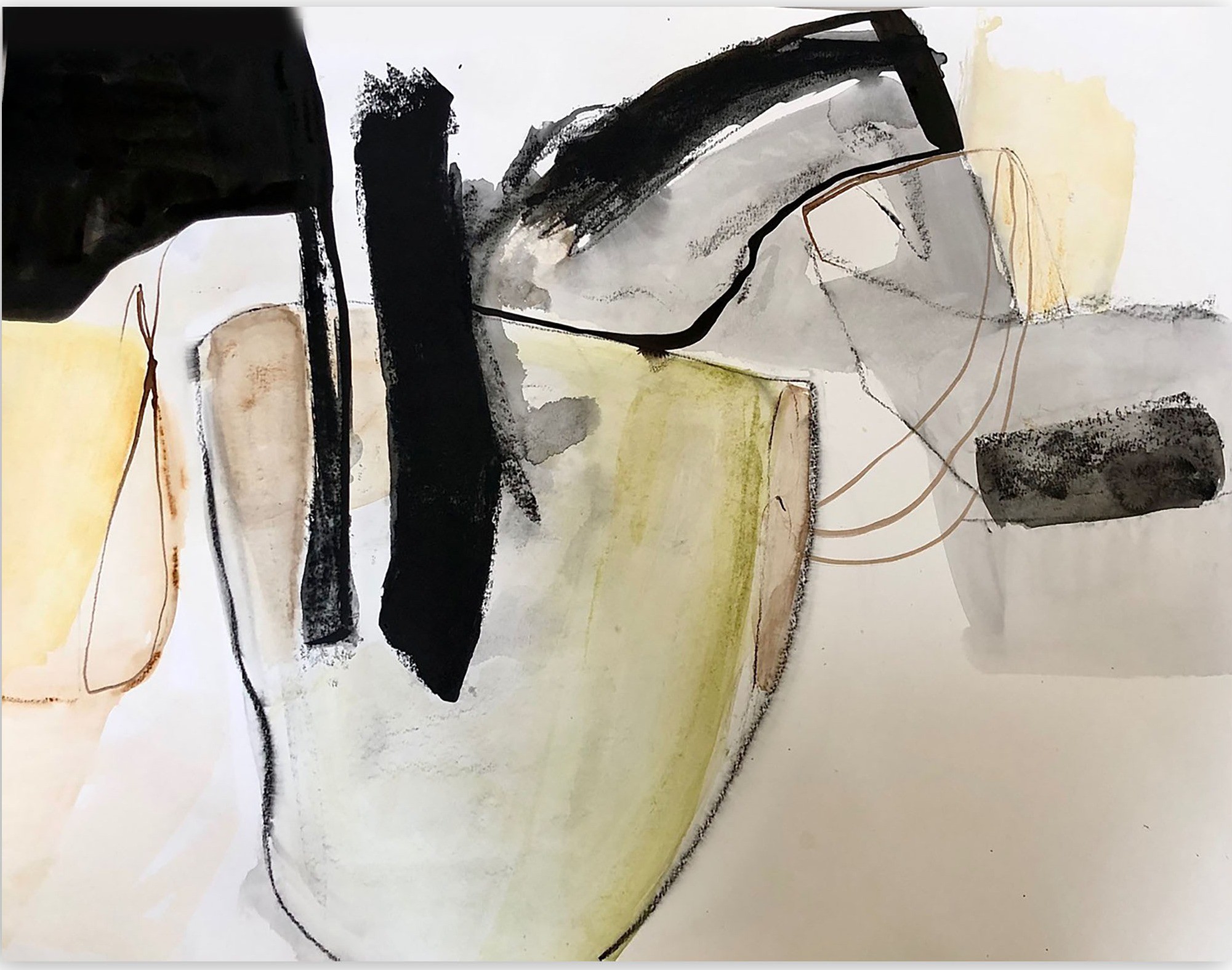 Irene Nelson, Quarantine #6 (Abstract painting) Irene Nelson, Quarantine #6 (Abstract painting)