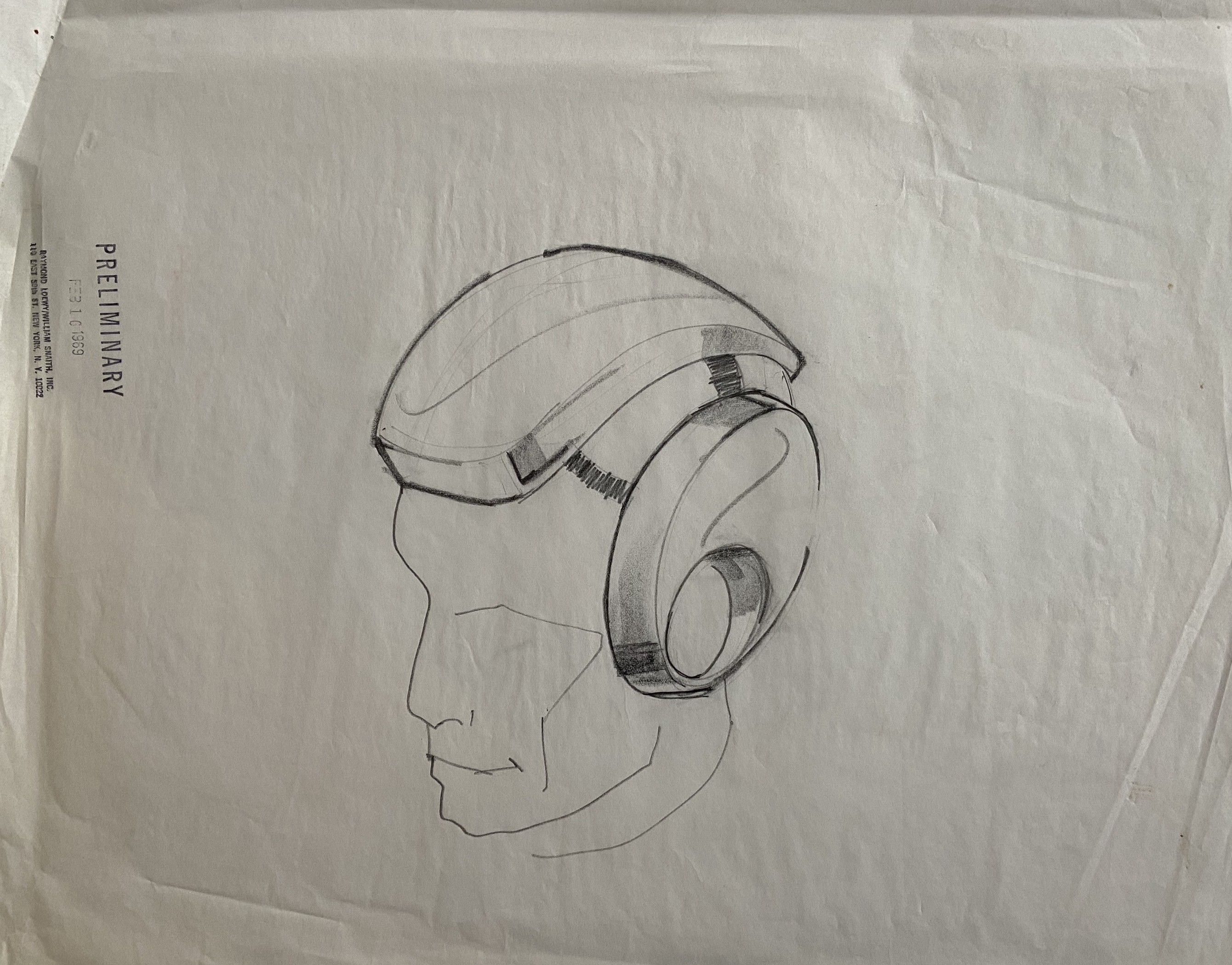 Raymond Loewy, Helmeted man 2 Raymond Loewy, Helmeted man 2
