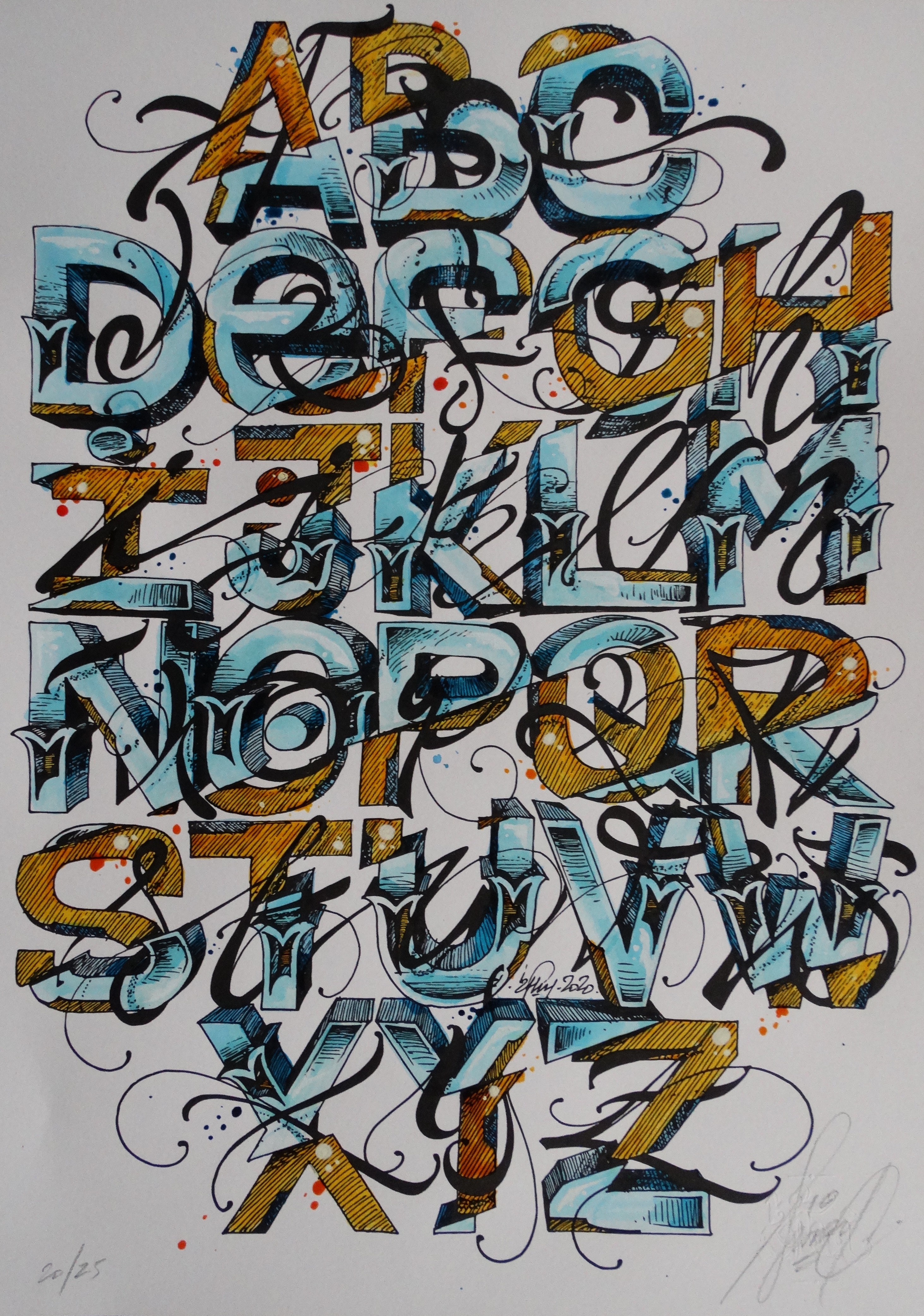 2flui, Alphabet 2flui, Alphabet