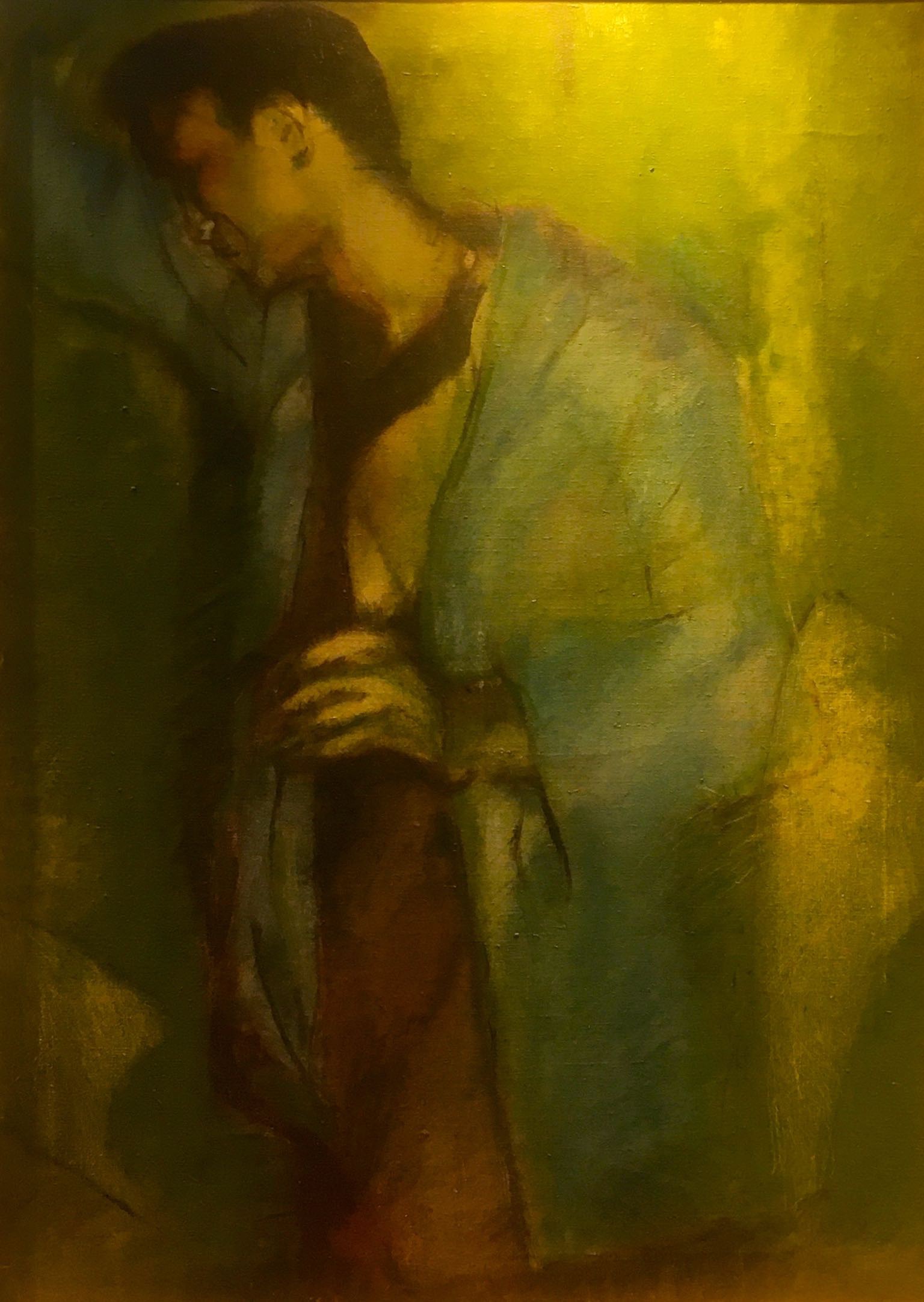 Malgorzata Pochopien, 1984 LADY on Green Portrait LADY sur fond vert Malgorzata Pochopien, 1984 LADY on Green Portrait LADY sur fond vert