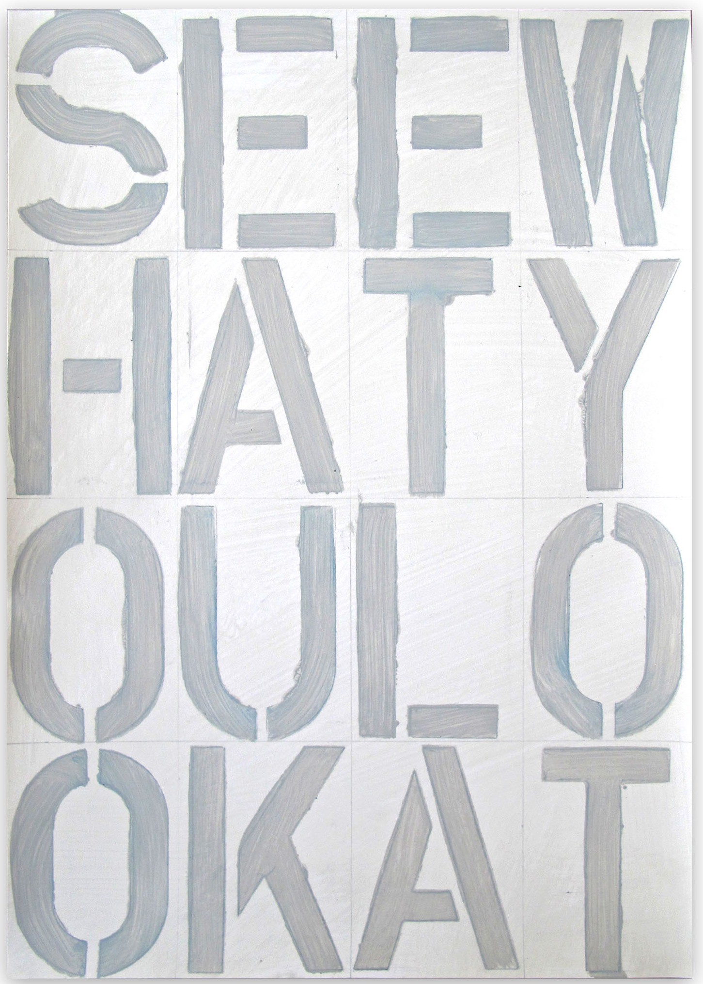 Daniel Göttin, BP09, SEEWHATYOULOOKAT (Abstract painting) Daniel Göttin, BP09, SEEWHATYOULOOKAT (Abstract painting)