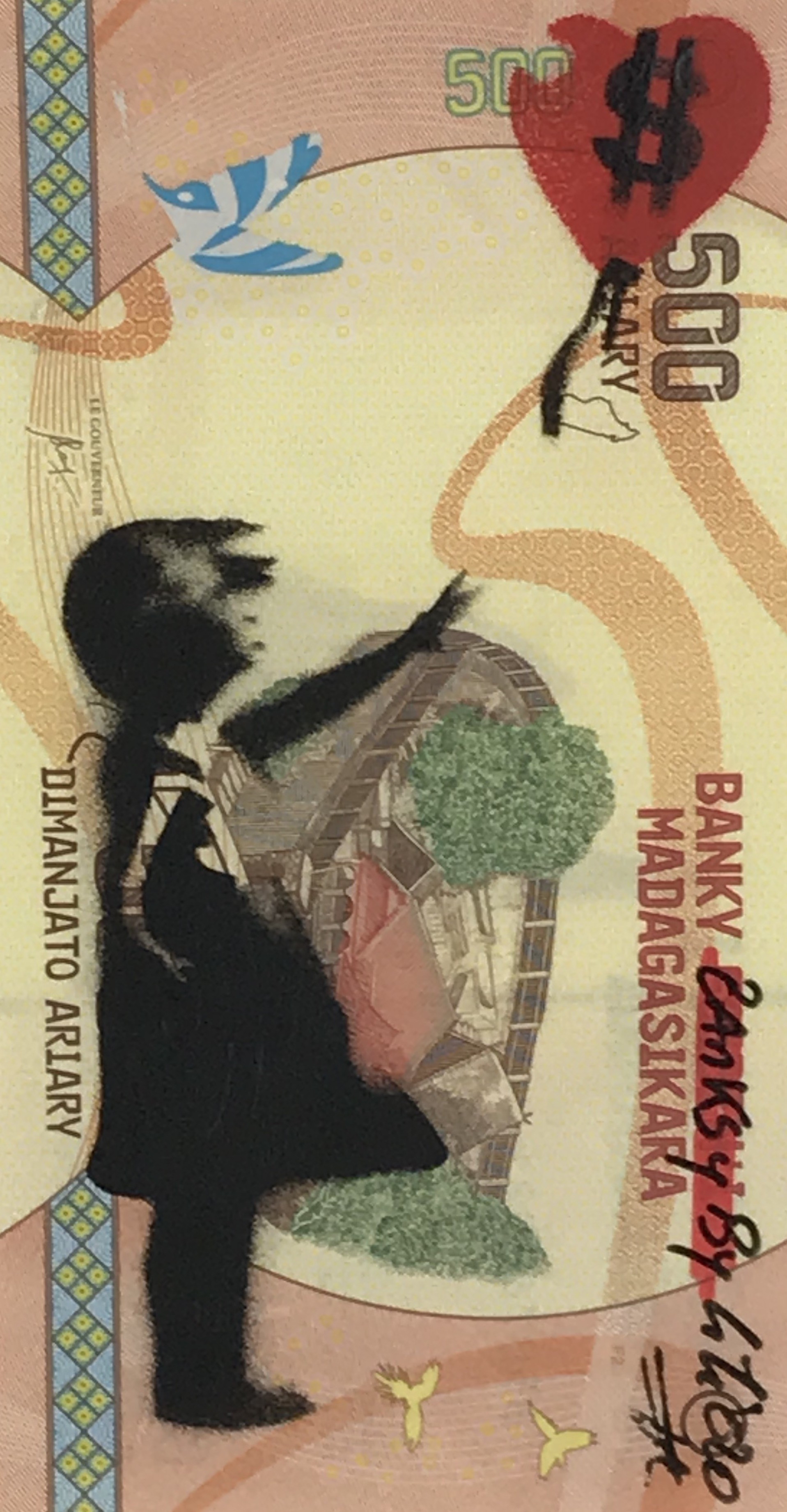 Christophe Stouvenel, Banksy-Banksy rose rouge Christophe Stouvenel, Banksy-Banksy rose rouge
