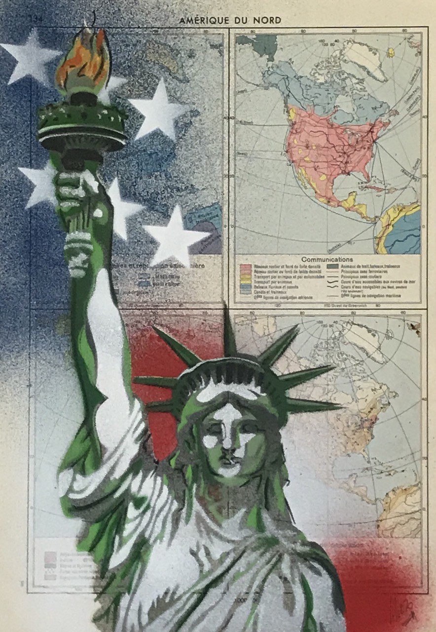 Christophe Stouvenel, Carte Amerique du Nord Christophe Stouvenel, Carte Amerique du Nord