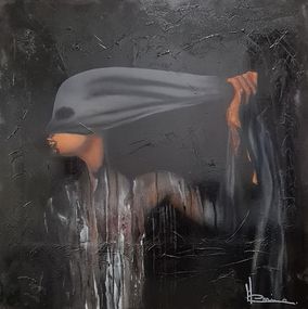 Painting, Le voile., Corinne Marino