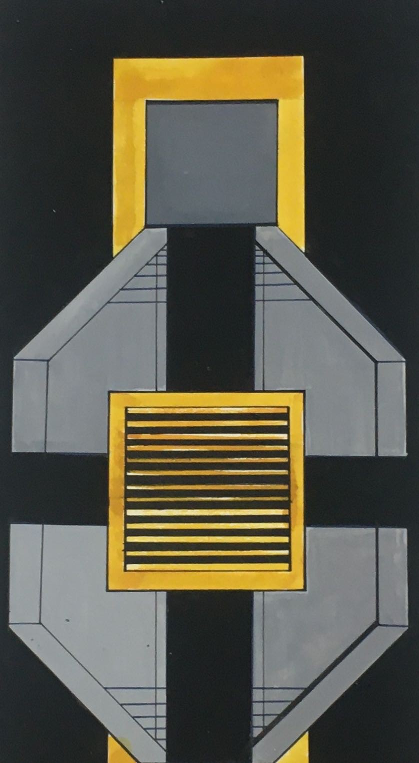 Roger-François Thépot, 1979 Noir Orange Black 1 Roger-François Thépot, 1979 Noir Orange Black 1