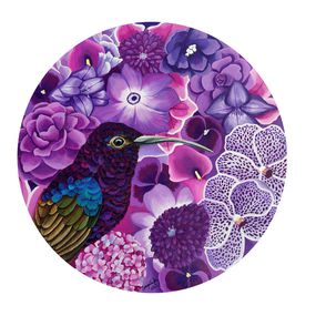Gemälde, Purple Delight, Sreya Gupta