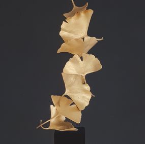 Escultura, Golden Gingko 7 Leaves, Kuno Vollet