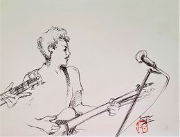 Fine Art Drawings, Musicien, Sounya Whang