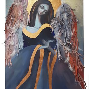 Painting, Angel of silence, Natalia Byrdina