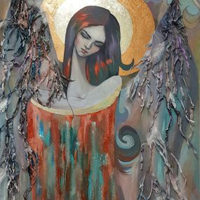 Painting, Angel of sorrow, Natalia Byrdina
