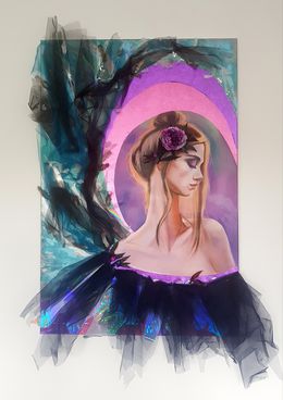 Painting, Angel of tenderness, Natalia Byrdina
